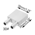 thumbnail image 1 of 30*30mm Primary Aluminum Water Cooling Block Heat Sink System For PC Laptop CPU, 1 of 15