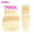 thumbnail image 1 of 30, 32, 34, 36, 40 Inch 613 Bundles with Closure, 1 of 5