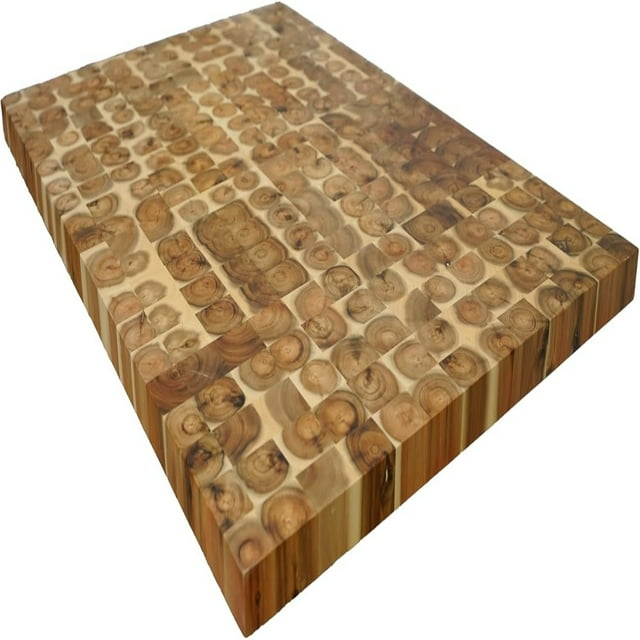  30" L x 24" Rectangular Acacia Butcher Block Standard Countertop with