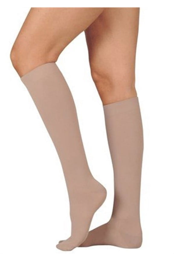 30-40 mmHg Juzo Dynamic (Varin) AD-N Compression Stockings. Knee High. Closed Toe. Short. Silicone Grip. 3.5cm , Size:II
