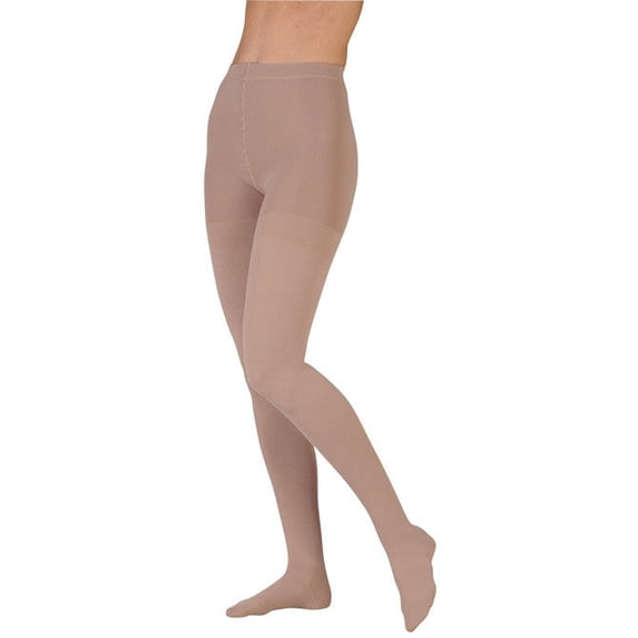 Juzo 3512 Dynamic (Varin) Soft Closed Toe Pantyhose - 30-40 mmHg Short Beige V