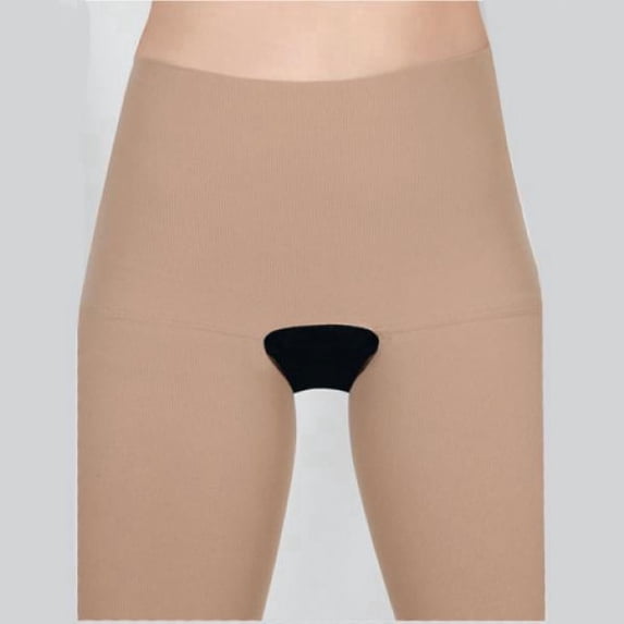 Juzo Soft 2002 Closed Toe Pantyhose w/Open Crotch - 30-40 mmHg Beige II Reg 2002ATFFOC14 II