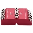 thumbnail image 1 of 30/45/90° Angle Drill Hole Guide Jig for Angled and Straight Hole,Cable Railing Lag Screw Drilling Template,1PCS, 1 of 9