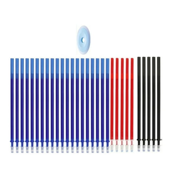 30/45Pcs Erasable Gel Refills 0.5mm Pen Point Colored Gel Pen Refills