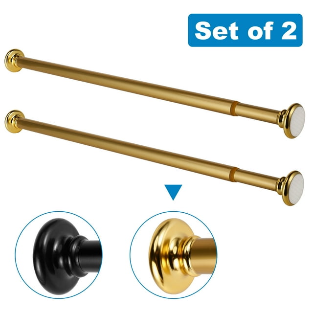 30"49" Adjustable Tension Rods, 2Pcs Hanging No Drilling
