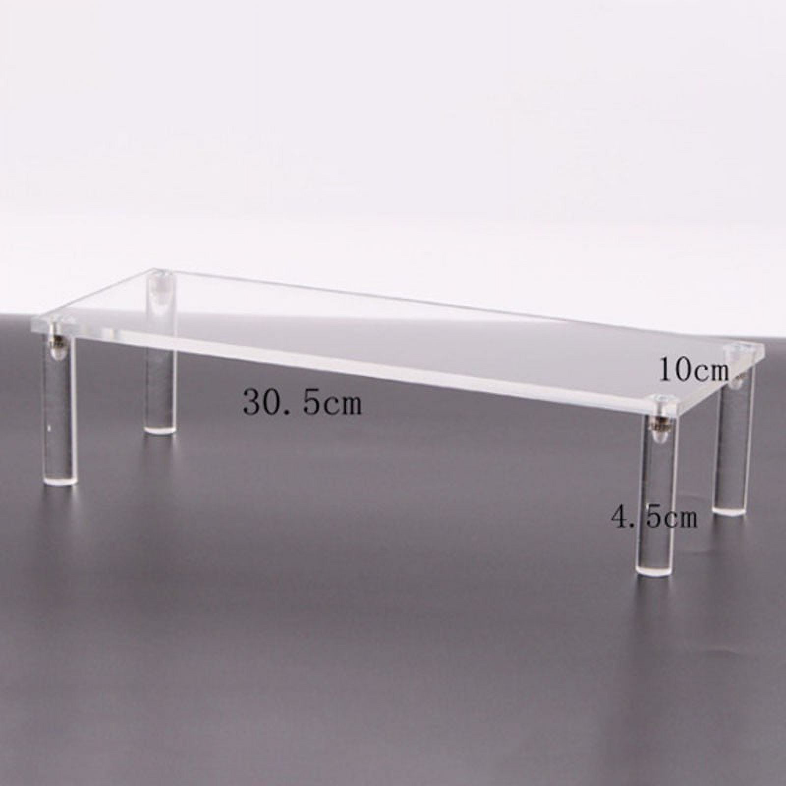 30.5*10Cm Acrylic Display Stand Detachable Ladder Shelf Rack for Toys ...