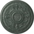 thumbnail image 1 of 30 5/8"OD x 2 1/2"P Tellson Ceiling Medallion (Fits Canopies up to 6 3/4"), Hand-Painted Athenian Green Crackle, 1 of 7