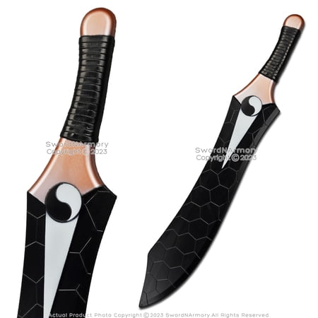 30.5” Foam Kanshou Bakuya Dual Short Sword Fate Fantasy Anime Black