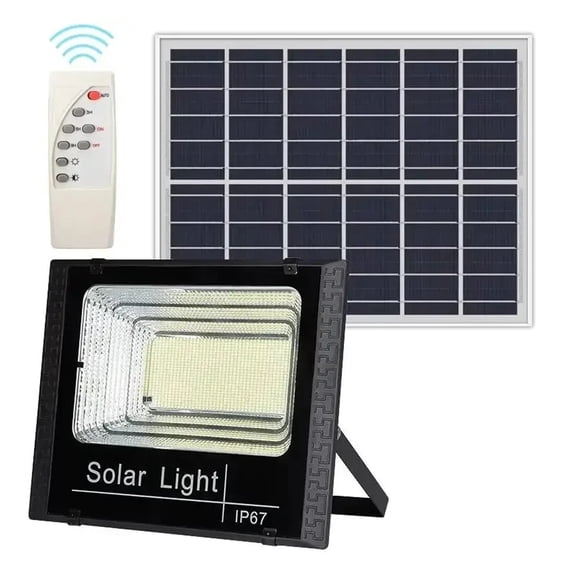 30-500W Solar Flood Lights With Remote Control Outdoor IP67 Waterproof Solar Powered Spotlight Solar Reflector Wall Lamps