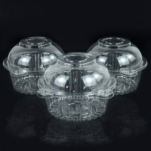 30/50Pcs Cake Slice Boxes Cupcake Container Square Individual Single Dessert Box Triangular Sandwich Cheesecake Storage Box