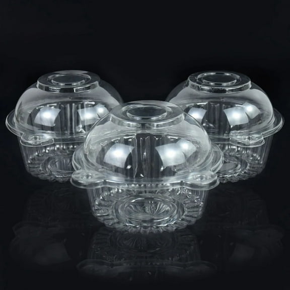 30/50Pcs Cake Slice Boxes Cupcake Container Square Individual Single Dessert Box Triangular Sandwich Cheesecake Storage Box