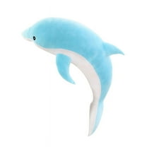 30/50cm Plush Stuffed Dolphin Throw Pillow House Decor Soft Comfort Sleeping Toy Children Room Ornament Birthday Gift
