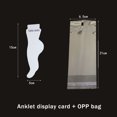 thumbnail image 1 of 30-50sets Display Card with Opp Bags Transparent Self Adhesive Plastic Bag for Handmade Jewelry Necklace Bracelet Packaging 11 30PCS, 1 of 6