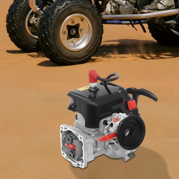 30.5CC Engine Motor, 2-stroke 4 Bolt Head Air-cooled Gasoline Engine 2.38/13000 kW/RPM Heavy Duty Parts Complete Engines for 1/5 Redcat HPI Rovan KM Baja 5B 5SC Car Part Engine