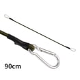 thumbnail image 1 of 30/60/90/120cm Carabiner Bungee Cords Karabiner Hook Cables Strap Elastic 90cm, 1 of 9