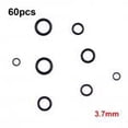 thumbnail image 1 of 30/60/90pcs New 2mm 3.2mm 3.7mm 4.4mm 5.3mm Hot Black Carp Fishing O Ring Tippet Rig Ring Terminal End Tackle Accessory Flat Round Matt 3.7MM-60PCS, 1 of 1