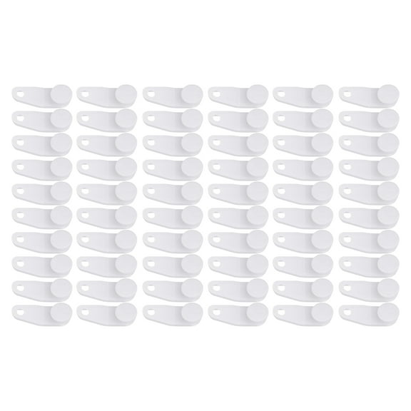 30/60Pcs Curtain Gliders Hooks Traverses Rod Slides Drapery Hook Repalcement Parts for Window Door Curtain Accessories