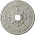 thumbnail image 1 of 30 7/8"OD x 3 5/8"ID x 1 3/8"P Rose Ceiling Medallion (Fits Canopies up to 5 1/4"), Hand-Painted Pot of Cream, 1 of 5