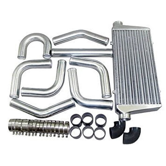 30.75x11.75x3 FMIC Intercooler + 3 inch Piping Kit CIVIC Jetta ECLIPSE
