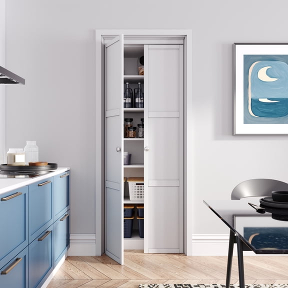 30"×80" 3-Lite Panel Manufactured Prefinished Pivot Doors with Hardware Kit