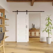 30"×84" Wood Sliding Barn Door wit PVC Surface, Ready to Use All Installation ardware Kit Included