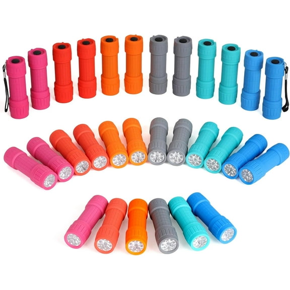 30-, 9- Mini Flashlight Set, AAA are Included and Pre-Installed, for , Class Teaching, Camping, Wedding Favor