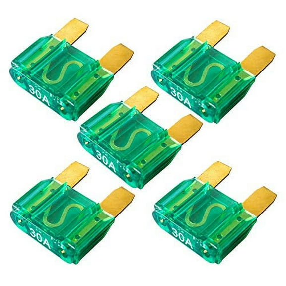 30 AMP - 120 AMP Gold Large Blade Style Audio Maxi Fuse Car Truck Boat Marine LOT