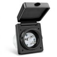 thumbnail image 1 of 30 AMP RV Shore Power Inlet 125V Twist Lock Receptacle NEMA L5-30P Enclosed Lockable Flanged Male Plug Inlet Box, 1 of 8
