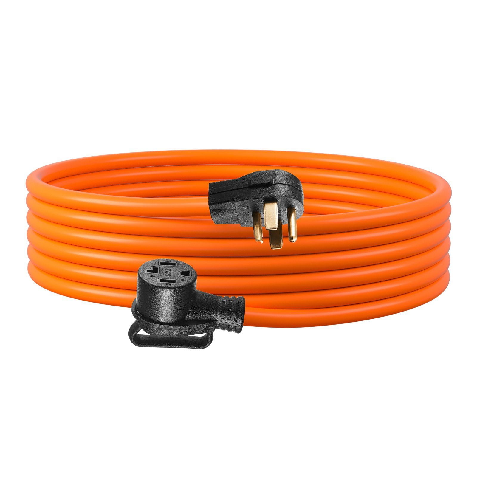 50 Foot 4-Prong Dryer Extension Cord, NEMA 14-30P Plug to 14-30R Receptacle, 30 Amp Rating