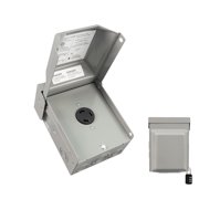 HIITIO 30A L5-30R Twist-Lock Outlet, Weatherproof ETL for Generators 125V