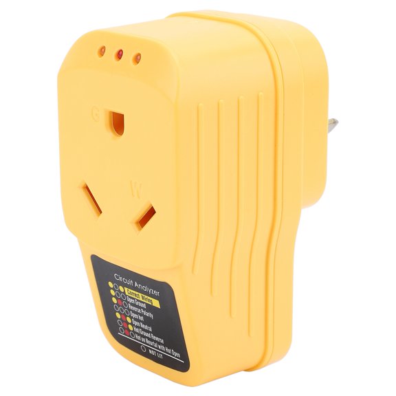 30 Amp RV Surge Protector Circuit Analyzer Adapter with LED Indicator Light Diagnostic Power Guard for RV Trailer Campervan Motorhome 1050J AC 125V 13x9x7 In / 33x22.8x17.7 Cm