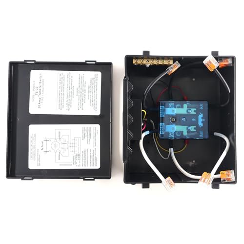 30 Amp Transfer Switch Automatic Transfer Switch for RV, Travel Trailer and Camper Van, Generator Transfer Switch for Inverter/Shore Power/Generators, 120V$$Garden & Patio