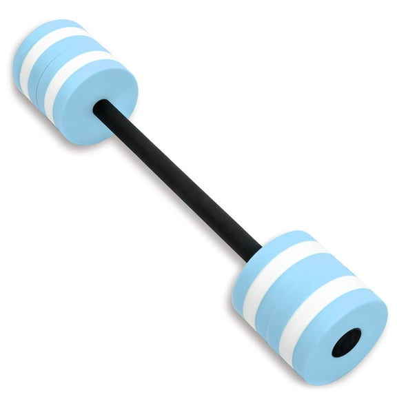 30" Aqua Fitness Swim Bar with Padded Grips (Light Blue)