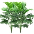 thumbnail image 1 of 30" Artificial Palm Plants Leaves Tropical Greenery Bush Imitation Faux Fake Palm Tree Leaf for Home Kitchen Party Flowers Arrangement Wedding Decorations, 1 of 5