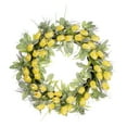thumbnail image 1 of 30" Artificial Tulip Floral Spring Wreath with Green Leaves, 1 of 5