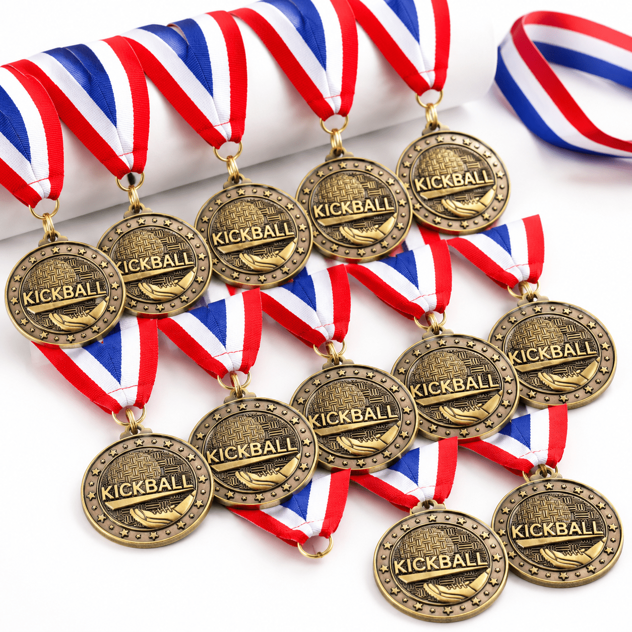30 Award Medal Trophy With Neck Ribbon 2'' - Walmart.com