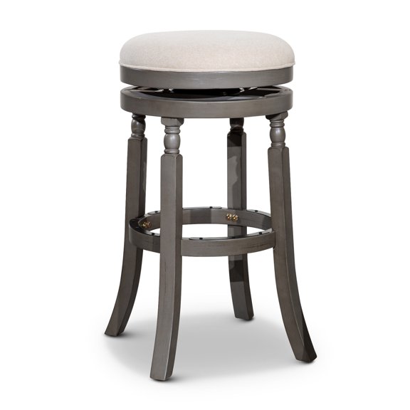 30" Bar Stool, 300 lbs Capacity, 360-Degree Swivel / Support Heavy Users in Bar