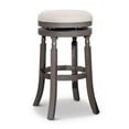 thumbnail image 1 of 30" Bar Stool, Gray Main Color - Footrest at 12 in - Patio Bar - Comfortable Outdoor Sitting, 1 of 3