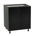 thumbnail image 1 of 30" Base Cabinet High Double Door with Black Matte door, 1 of 4