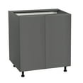thumbnail image 1 of 30" Base Cabinet High Double Door with Grey Gloss door, 1 of 3