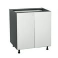 thumbnail image 1 of 30" Base Cabinet High Double Door with White Gloss door, 1 of 4