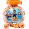 thumbnail image 1 of 30 Basketball Candy Gummy Balls with Orange Flavored Jelly Filling, Perfect as Basketball Party Favors or Basketball Goodie Bag Fillers, By 4YoreElves, 1 of 7