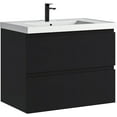 30" Bathroom Vanity with Sink Combo, Wall Mounted Vanity Base