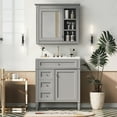 30‘‘ Bathroom Vanity with Top Sink Modern Bathroom Storage with