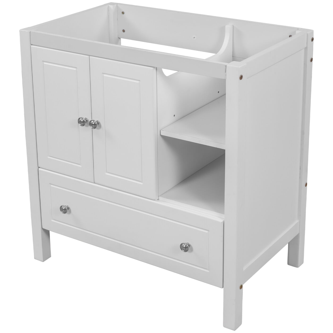 30" Bathroom Vanity Without Sink, Bathroom Vanity Base Only