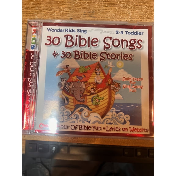 30 Bible Songs & 30 Bible Stories: Split-Track For Sing Along Fun for 2-4 Toddler [audioCD] Wonder Kids