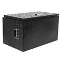 thumbnail image 1 of 30" Black Aluminum Truck Tool Box, Heavy Duty Pick-Up Truck Bed, Truck Bed Tool Box with T-Handle Lock and Keys, Outside Trailer Storage for Truck Trailer Pickup, 1 of 8