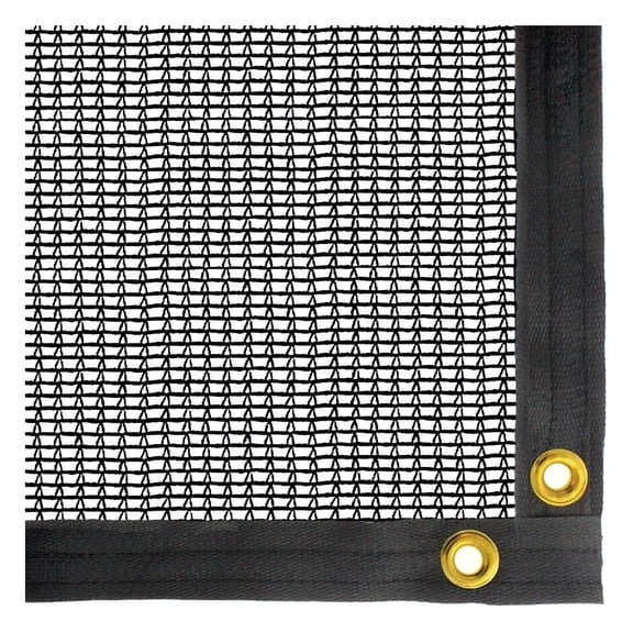 30% Black Outdoor Sun Shade Canopy 12'x12' -UV Protection Shade Cloth| Lightweight, Easy Setup Mesh Canopy Cover with Grommets| Sturdy, Durable Shade Fabric for Garden, Patio & Porch