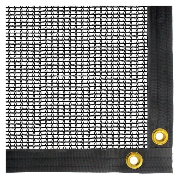 30% Black Outdoor Sun Shade Canopy 12'x12' -UV Protection Shade Cloth| Lightweight, Easy Setup Mesh Canopy Cover with Grommets| Sturdy, Durable Shade Fabric for Garden, Patio & Porch