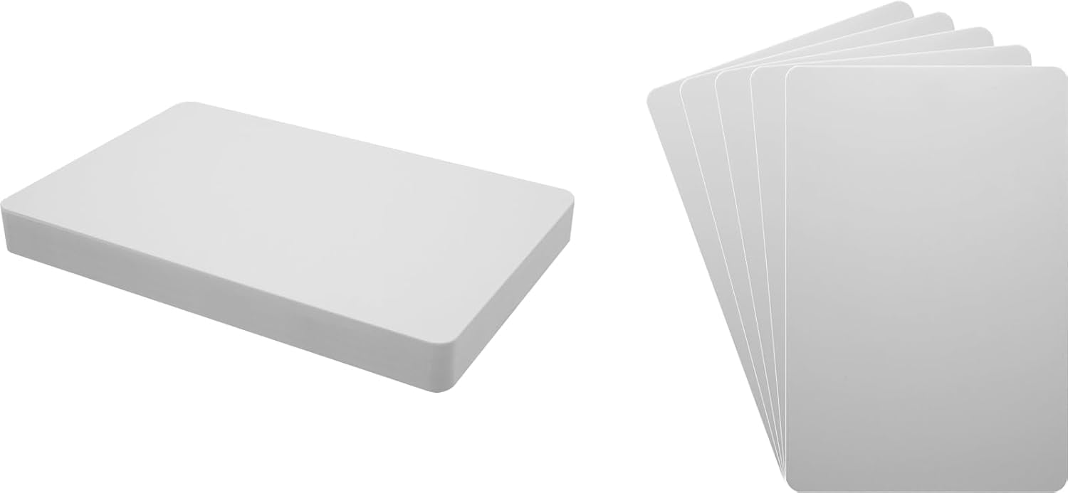 (30) Blank Heavy Duty White DVD Divider Cards - Organize Your DVD Collection! (Dividers/Section Seperators/Bin Cards/Separators) - #DVNS85WH